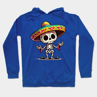 Cute Mexican Skeleton Hoodie